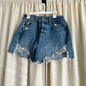American eagle high rise mom shorts